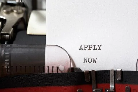 Apply now concept Stock Photos