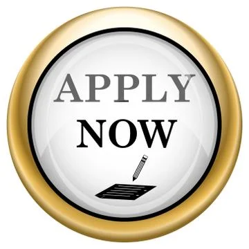 Apply now icon Illustrazione stock