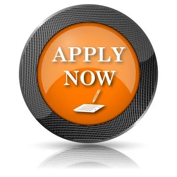 Apply now icon Illustrazione stock