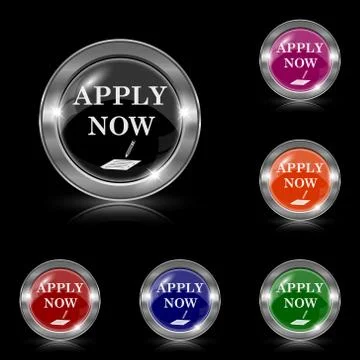 Apply now icon Stock Illustration