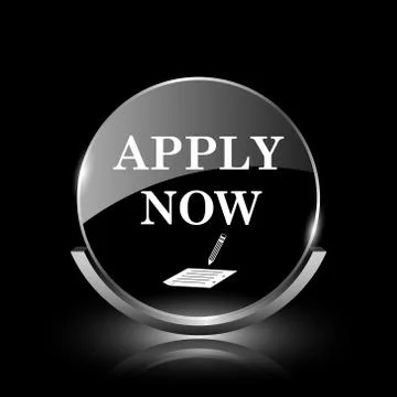 Apply now icon Ilustración de archivo