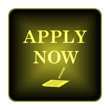 Apply now icon. internet button on white background.. イラスト素材