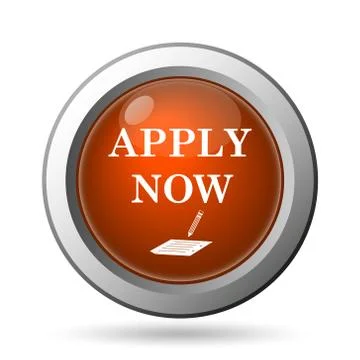 Apply now icon. internet button on white background.. イラスト素材