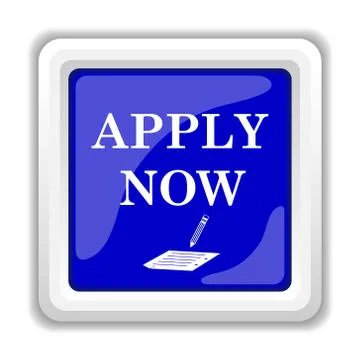 Apply now icon. Internet button on white background.. イラスト素材