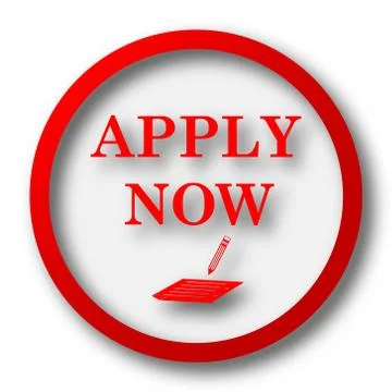 Apply now icon. Internet button on white  background.. イラスト素材