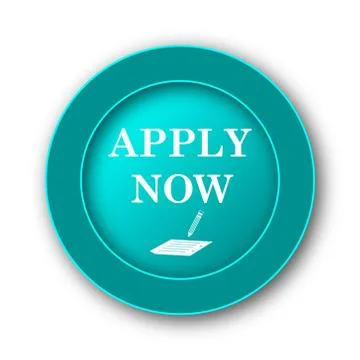  Apply now icon. Internet button on white background. Stock Illustration