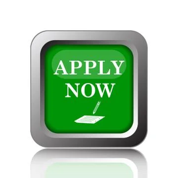 Apply now icon. Internet button on black background.. イラスト素材
