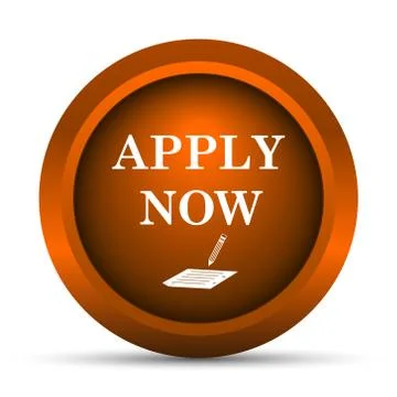 Apply now icon. Internet button on white background.. イラスト素材