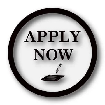 Apply now icon. Internet button on white background.. イラスト素材