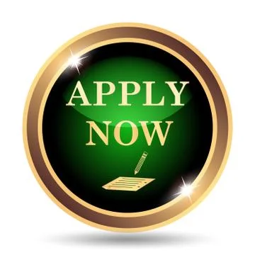Apply now icon. Internet button on white background.. イラスト素材