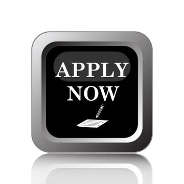 Apply now icon. Internet button on white background.. イラスト素材
