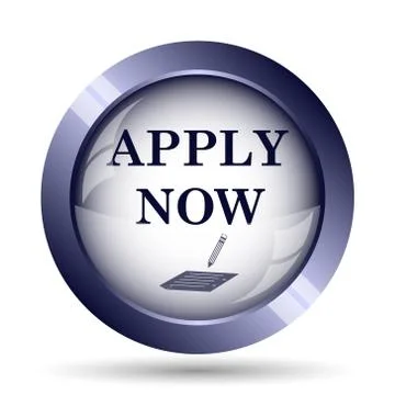 Apply now icon. Internet button on white background.. イラスト素材