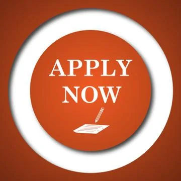 Apply now icon. Internet button on white background. . イラスト素材