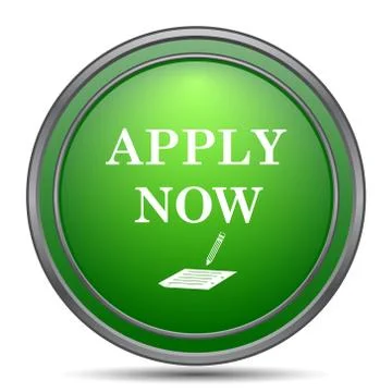 Apply now icon. Internet button on white background.. イラスト素材