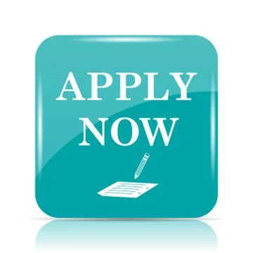 Apply now icon. Internet button on white background.. イラスト素材