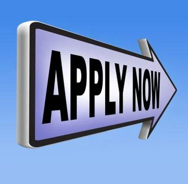 Apply now Stock Illustration