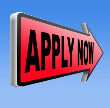 Apply now Stock Illustration