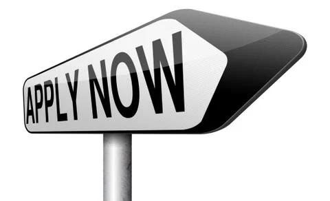 Apply now Stock Illustration