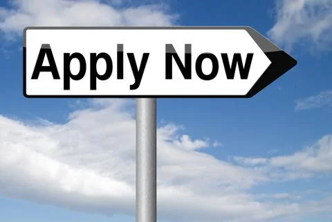 Apply now Stock Illustration