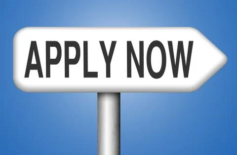 Apply now Stock Illustration