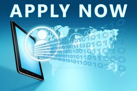 Apply Now Stock Illustration