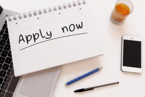 Apply now イラスト素材