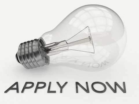Apply now Stock Illustration