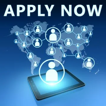 Apply Now Stock Illustration