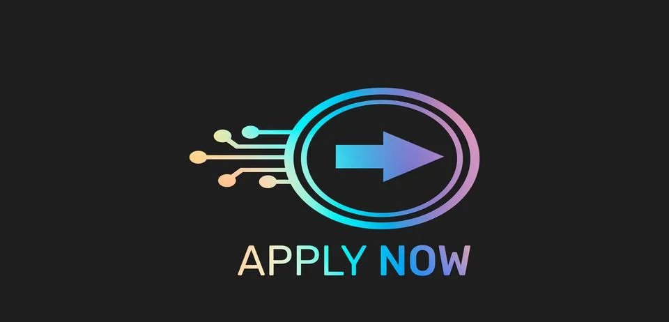 Apply now Stock Illustration