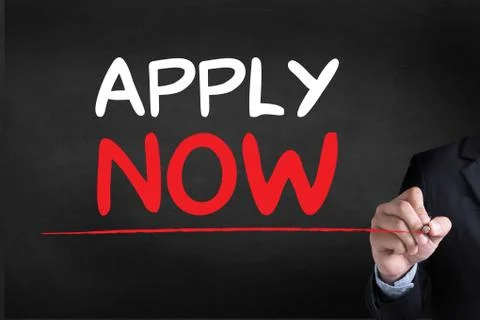 Apply Now Fotos Stock