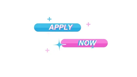 Apply Now Recruitment Call to Action Lower Third Banner 4k Animation Video stock 345967206