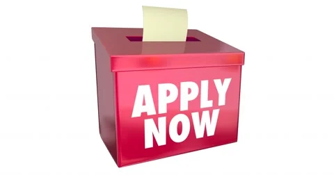 Apply Now Submit Send Application Work Job Loan Animation 4K Stock Footage 60365872