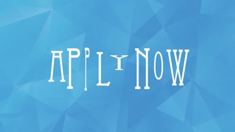 Apply now text on white background Stock Footage 282019563