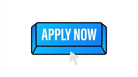 Apply now. Web banner. Arrow, cursor icon. Arrow icon. Hand click. stock Stock Footage 146771540