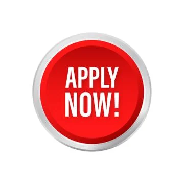 Apply now. Web banner. Arrow, cursor icon. Arrow vector icon. Hand click. Vector Stock Illustration
