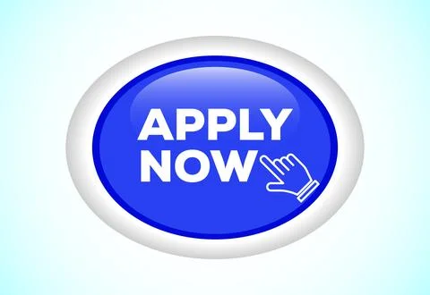 Apply now web button. Suitable for mobile app, and website UI design. Stock Illustration