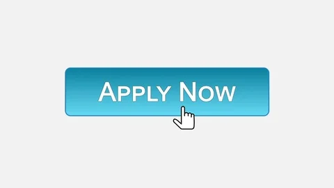Apply now web interface button clicked with mouse cursor, different color choice Stock Footage 72800828
