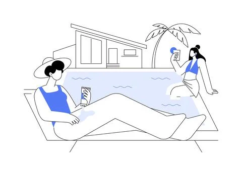 Apply sunscreen isolated cartoon vector illustrations. Illustrazione stock