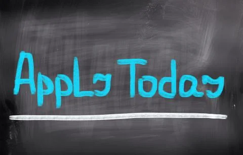 Apply Today Concept Stock Illustration