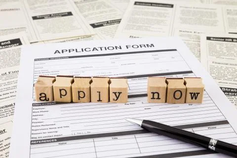 Apply for a vacancy Stock Photos