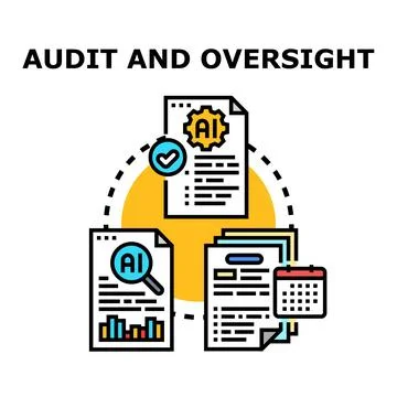 Applying artificial intelligence for audit and oversight management Stock Illustration