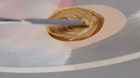 Applying Foundation A Comprehensive Professional Makeup Technique for Flawless Stock Footage 327623699