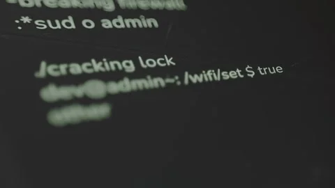 Applying hack to Wi Fi SSID phase of cyberattack. Ethical hacking concept Stock Footage 329751059