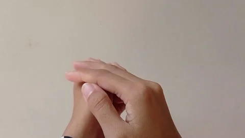 Applying the hand lotion on the hand for moisture the skin Stock Footage 151025880