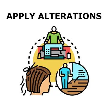 Applying improvements and changes in various contexts Stock Illustration