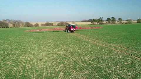 Applying Liquid Fertiliser Stock Footage 140389079