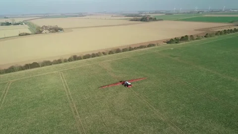 Applying Liquid Fertiliser Stock Footage 140390162