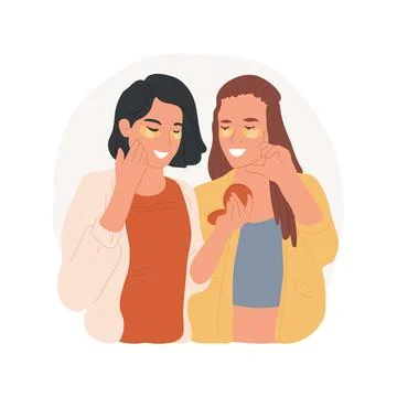 Applying patches isolated cartoon vector illustration. 스톡 일러스트