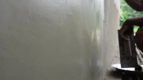 Applying Plaster 库存影片 340786264