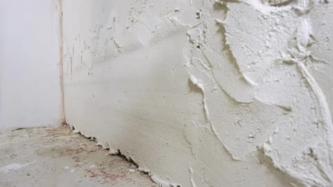 Applying plaster to the wall. Stock Footage 280494559
